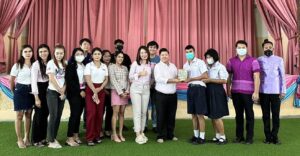 2 มิถุนายน 66 บริษัทเมืองไทยประกันชีวิต สาขานครราชสีมาพร้อมคณะ และนางสาวสุพัตรา จันท์เมือง รองผู้อำนวยการโรงเรียน ทำบุญวันเกิดให้กับมารดา ร่วมสนับสนุนโครงการอาหารกลางวันให้นักเรียนและบุคลากร