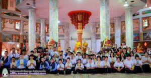 วันที่ 12 กุมภาพันธ์ 2568 ดร.อรอินทร์ คลองมิ่ง ผู้อำนวยการโรงเรียน พร้อมด้วยรองผู้อำนวยการโรงเรียน คณะครู และนักเรียน ร่วมทำบุญเนื่องในวันสำคัญทางพระพุทธศาสนา “วันมาฆบูชา”